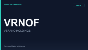 Verano Holdings (VRNOF) — Weedstock analysis