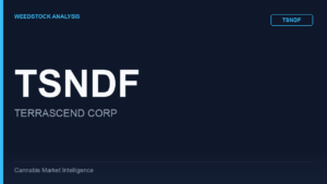TerrAscend Corp (TSNDF) — Weedstock analysis